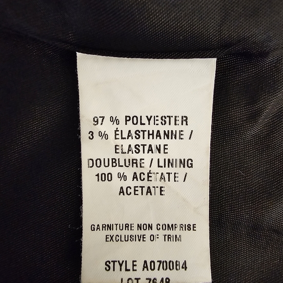 ๐20%OFF๐ Jacob Satin Cropped Tuxedo Style Blazer - Picture 10 of 10